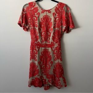 For Love and Lemons Red Mini Cocktail Dress